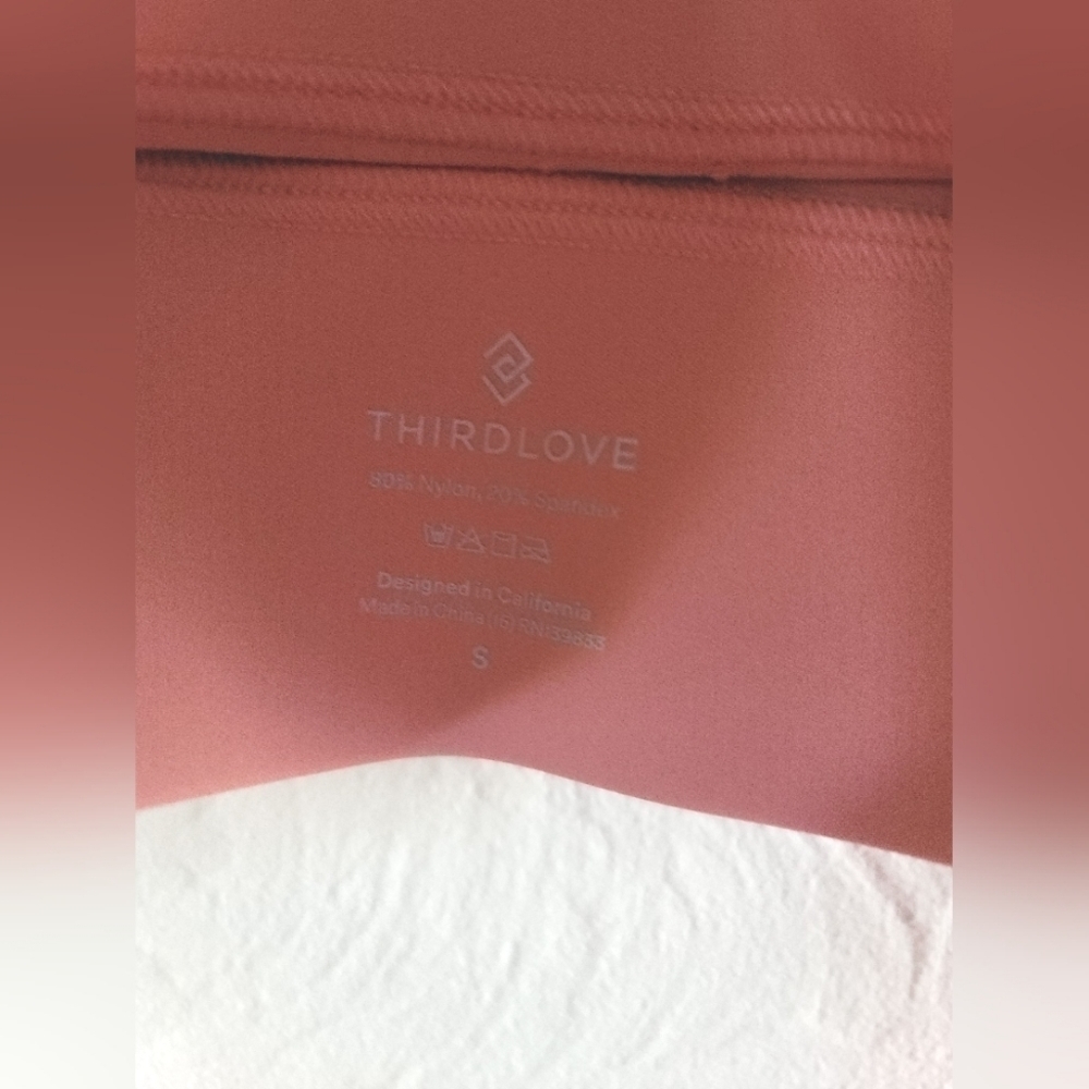 Thirdlove , Muse Low Impact Tback Sports Bra, Sunrise (Salmon color), Size Small - Picture 3 of 7